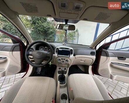 Красный Хендай Акцент, объемом двигателя 1.49 л и пробегом 165 тыс. км за 5550 $, фото 37 на Automoto.ua