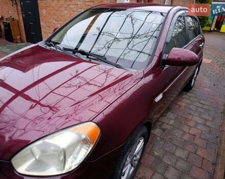 Красный Хендай Акцент, объемом двигателя 1.4 л и пробегом 156 тыс. км за 4700 $, фото 1 на Automoto.ua