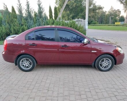 Красный Хендай Акцент, объемом двигателя 1.5 л и пробегом 250 тыс. км за 4450 $, фото 6 на Automoto.ua