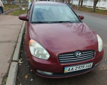 Красный Хендай Акцент, объемом двигателя 1.4 л и пробегом 163 тыс. км за 5000 $, фото 2 на Automoto.ua