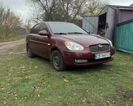 Красный Хендай Акцент, объемом двигателя 1.6 л и пробегом 218 тыс. км за 5100 $, фото 1 на Automoto.ua