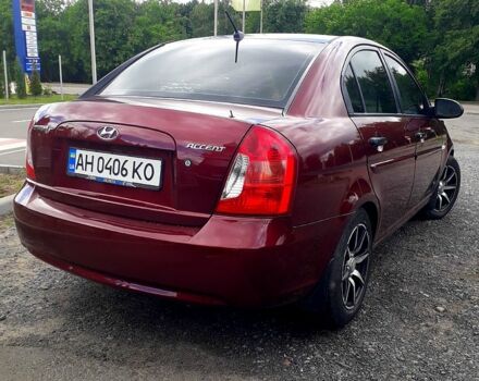 Червоний Хендай Акцент, об'ємом двигуна 1.4 л та пробігом 200 тис. км за 4500 $, фото 6 на Automoto.ua
