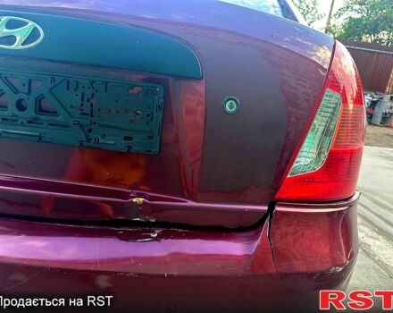 Червоний Хендай Акцент, об'ємом двигуна 1.4 л та пробігом 415 тис. км за 2800 $, фото 6 на Automoto.ua