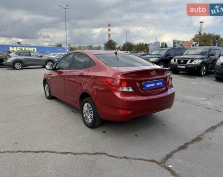 Красный Хендай Акцент, объемом двигателя 1.59 л и пробегом 178 тыс. км за 7700 $, фото 6 на Automoto.ua