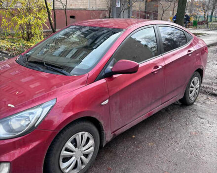 Красный Хендай Акцент, объемом двигателя 1.4 л и пробегом 133 тыс. км за 4800 $, фото 7 на Automoto.ua