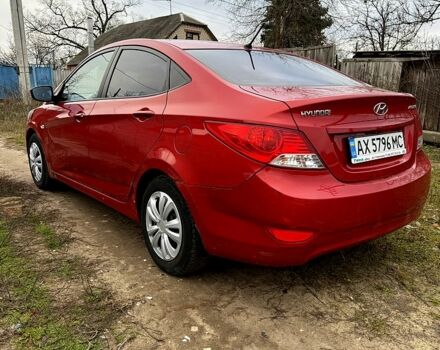 Красный Хендай Акцент, объемом двигателя 1.4 л и пробегом 133 тыс. км за 4500 $, фото 5 на Automoto.ua