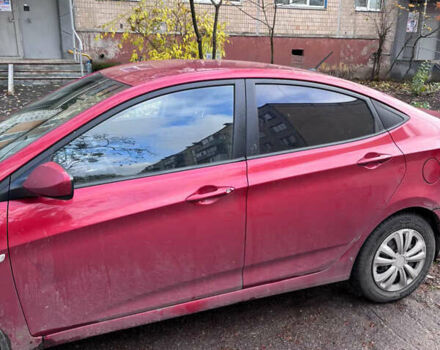 Красный Хендай Акцент, объемом двигателя 1.4 л и пробегом 133 тыс. км за 4800 $, фото 8 на Automoto.ua