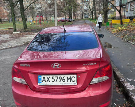 Красный Хендай Акцент, объемом двигателя 1.4 л и пробегом 133 тыс. км за 4800 $, фото 1 на Automoto.ua