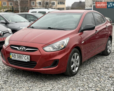 Красный Хендай Акцент, объемом двигателя 1.4 л и пробегом 172 тыс. км за 6800 $, фото 3 на Automoto.ua