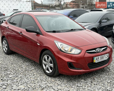 Красный Хендай Акцент, объемом двигателя 1.4 л и пробегом 172 тыс. км за 6800 $, фото 1 на Automoto.ua
