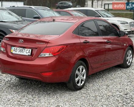 Красный Хендай Акцент, объемом двигателя 1.4 л и пробегом 172 тыс. км за 6800 $, фото 8 на Automoto.ua