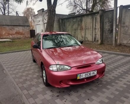 Червоний Хендай Акцент, об'ємом двигуна 1.4 л та пробігом 200 тис. км за 1250 $, фото 1 на Automoto.ua