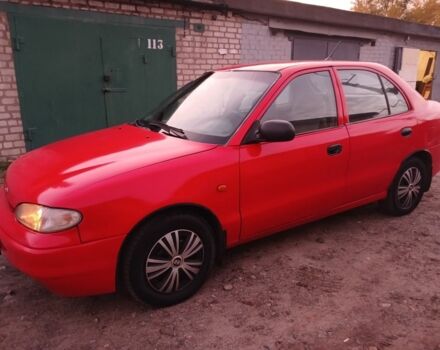 Червоний Хендай Акцент, об'ємом двигуна 1.5 л та пробігом 348 тис. км за 1500 $, фото 1 на Automoto.ua