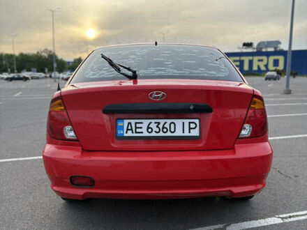 Хендай Акцент 2003 в Днепре (Днепропетровске) на Automoto.ua Красный Хендай Акцент, объемом двигателя 1.34 л и пробегом 234 тыс. км за 3500 $, фото 1 на Automoto.ua