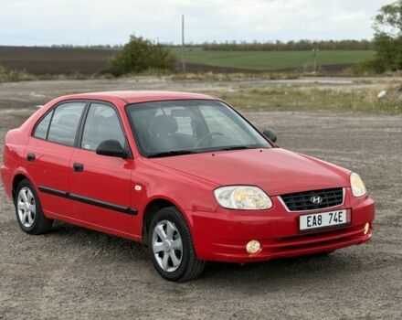 Червоний Хендай Акцент, об'ємом двигуна 1.6 л та пробігом 161 тис. км за 1700 $, фото 1 на Automoto.ua