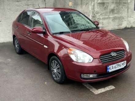 Красный Хендай Акцент, объемом двигателя 1.4 л и пробегом 219 тыс. км за 6000 $, фото 1 на Automoto.ua