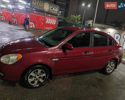 Червоний Хендай Акцент, об'ємом двигуна 1.4 л та пробігом 274 тис. км за 4500 $, фото 1 на Automoto.ua