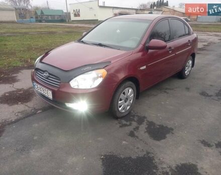 Червоний Хендай Акцент, об'ємом двигуна 1.4 л та пробігом 200 тис. км за 4100 $, фото 1 на Automoto.ua