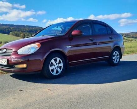 Красный Хендай Акцент, объемом двигателя 1.5 л и пробегом 203 тыс. км за 3750 $, фото 1 на Automoto.ua