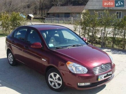 Красный Хендай Акцент, объемом двигателя 1.4 л и пробегом 244 тыс. км за 5200 $, фото 1 на Automoto.ua