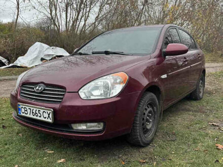 Хендай Акцент 2008 в Прилуках на Automoto.ua Красный Хендай Акцент, объемом двигателя 1.59 л и пробегом 218 тыс. км за 5100 $, фото 1 на Automoto.ua