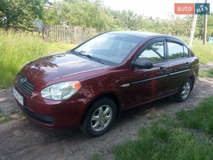 Хендай Акцент 2008 в Подольск (Котовск) на Automoto.ua Красный Хендай Акцент, объемом двигателя 1.4 л и пробегом 168 тыс. км за 4950 $, фото 1 на Automoto.ua