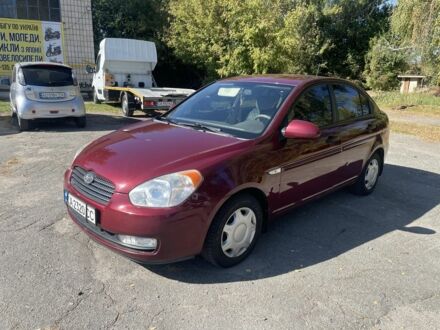 Хендай Акцент 2008 в Мироновке на Automoto.ua Красный Хендай Акцент, объемом двигателя 1.4 л и пробегом 150 тыс. км за 5300 $, фото 1 на Automoto.ua