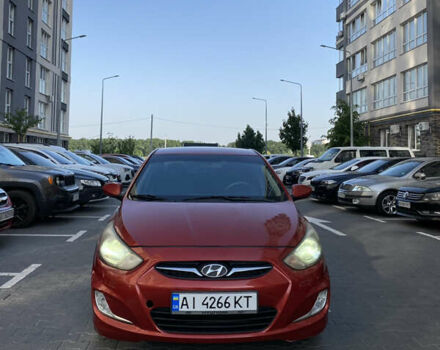 Червоний Хендай Акцент, об'ємом двигуна 1.4 л та пробігом 150 тис. км за 6350 $, фото 1 на Automoto.ua