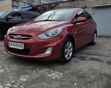 Червоний Хендай Акцент, об'ємом двигуна 1.4 л та пробігом 115 тис. км за 7999 $, фото 1 на Automoto.ua
