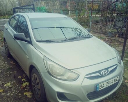 Серый Хендай Акцент, объемом двигателя 1.4 л и пробегом 173 тыс. км за 6500 $, фото 1 на Automoto.ua