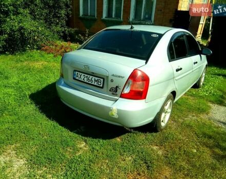 Сірий Хендай Акцент, об'ємом двигуна 1.49 л та пробігом 218 тис. км за 4300 $, фото 8 на Automoto.ua