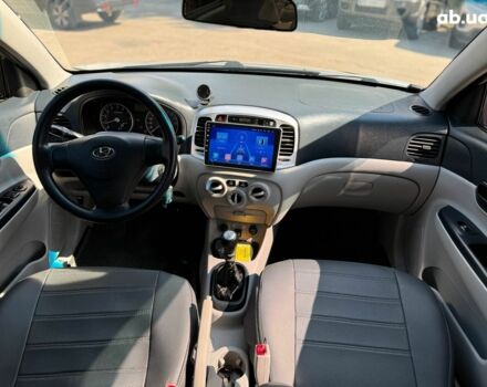 Серый Хендай Акцент, объемом двигателя 1.4 л и пробегом 254 тыс. км за 3990 $, фото 14 на Automoto.ua