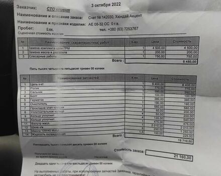 Сірий Хендай Акцент, об'ємом двигуна 1.5 л та пробігом 220 тис. км за 4200 $, фото 11 на Automoto.ua