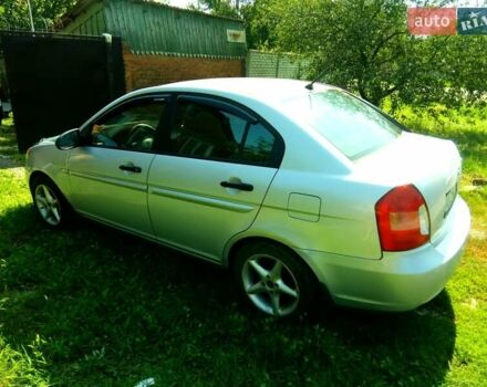 Сірий Хендай Акцент, об'ємом двигуна 1.49 л та пробігом 218 тис. км за 4300 $, фото 6 на Automoto.ua