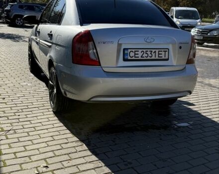 Серый Хендай Акцент, объемом двигателя 1.4 л и пробегом 253 тыс. км за 3850 $, фото 3 на Automoto.ua