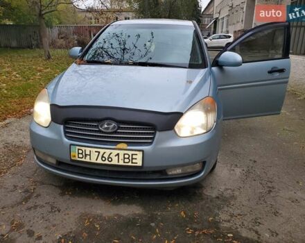 Серый Хендай Акцент, объемом двигателя 1.4 л и пробегом 138 тыс. км за 4900 $, фото 8 на Automoto.ua
