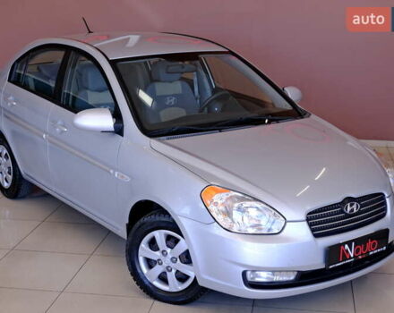 Серый Хендай Акцент, объемом двигателя 1.6 л и пробегом 55 тыс. км за 6900 $, фото 8 на Automoto.ua