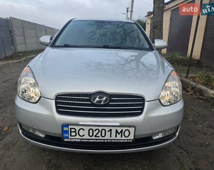 Серый Хендай Акцент, объемом двигателя 1.4 л и пробегом 82 тыс. км за 6600 $, фото 1 на Automoto.ua