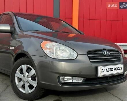 Сірий Хендай Акцент, об'ємом двигуна 1.4 л та пробігом 228 тис. км за 5990 $, фото 1 на Automoto.ua