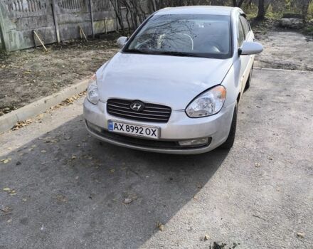 Серый Хендай Акцент, объемом двигателя 1.4 л и пробегом 120 тыс. км за 3600 $, фото 1 на Automoto.ua