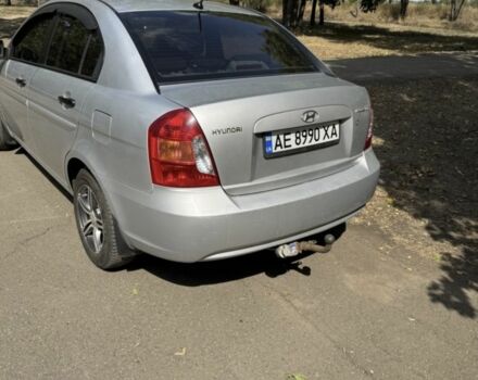 Сірий Хендай Акцент, об'ємом двигуна 1.4 л та пробігом 450 тис. км за 4800 $, фото 3 на Automoto.ua
