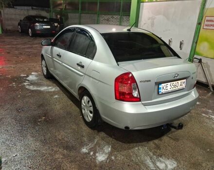 Серый Хендай Акцент, объемом двигателя 1.4 л и пробегом 160 тыс. км за 4700 $, фото 3 на Automoto.ua