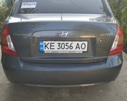 Серый Хендай Акцент, объемом двигателя 1.4 л и пробегом 250 тыс. км за 4500 $, фото 1 на Automoto.ua