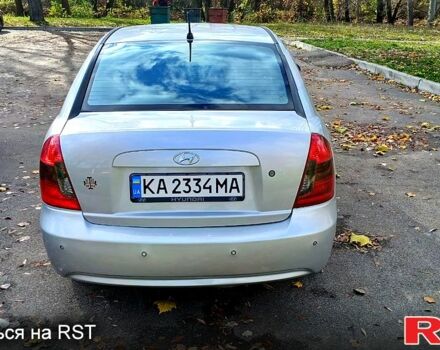 Сірий Хендай Акцент, об'ємом двигуна 1.4 л та пробігом 138 тис. км за 5000 $, фото 4 на Automoto.ua
