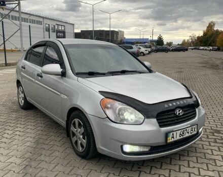 Сірий Хендай Акцент, об'ємом двигуна 1.4 л та пробігом 252 тис. км за 4500 $, фото 1 на Automoto.ua