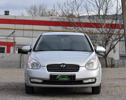 Серый Хендай Акцент, объемом двигателя 1.4 л и пробегом 327 тыс. км за 4999 $, фото 5 на Automoto.ua