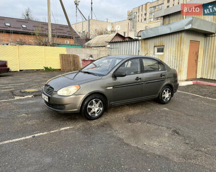 Серый Хендай Акцент, объемом двигателя 1.4 л и пробегом 154 тыс. км за 4500 $, фото 1 на Automoto.ua