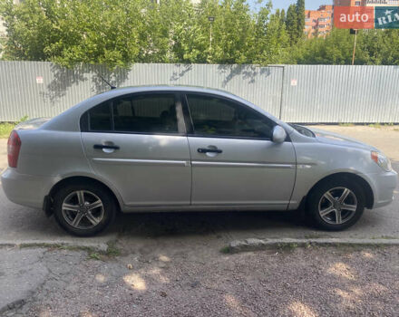 Серый Хендай Акцент, объемом двигателя 1.4 л и пробегом 245 тыс. км за 4500 $, фото 6 на Automoto.ua