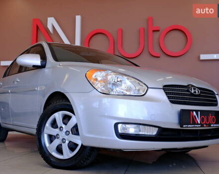 Серый Хендай Акцент, объемом двигателя 1.6 л и пробегом 55 тыс. км за 6900 $, фото 10 на Automoto.ua