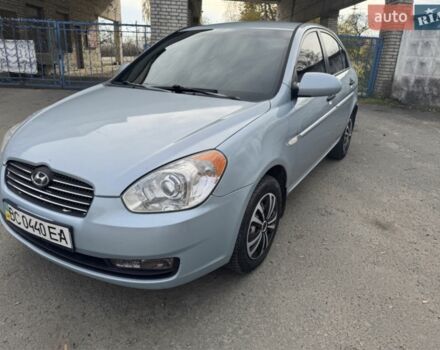 Серый Хендай Акцент, объемом двигателя 1.5 л и пробегом 196 тыс. км за 5200 $, фото 6 на Automoto.ua